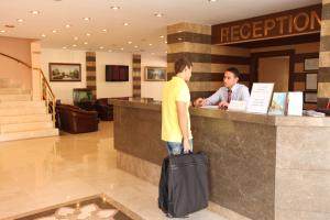 Vstupní hala nebo recepce v ubytování Wassermann Hotel