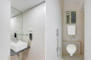Hotel O Jiwaji Chowk Lashkar的一间浴室