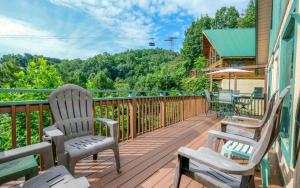 Balkón nebo terasa v ubytování Cozy Bear 856