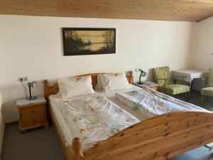 Postel nebo postele na pokoji v ubytování Haus Sebastian