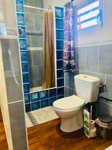 Koupelna v ubytování L'Etape du Bonheur