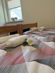Postel nebo postele na pokoji v ubytování Bed & Breakfast LakeBled House
