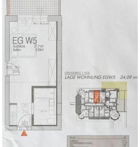 Půdorys ubytování Kleines Chalet Hinterstoder