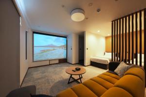 TV a/nebo společenská místnost v ubytování Fuji Gran Villa - TOKI -