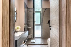 Koupelna v ubytování Parioli Cube Hotel