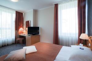 TV in/ali zabaviščno središče v nastanitvi Hotel Paka