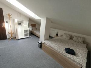 Postel nebo postele na pokoji v ubytování Ubytování v soukromí ZuPa Znojmo