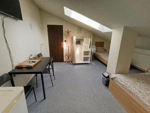 Postel nebo postele na pokoji v ubytování Ubytování v soukromí ZuPa Znojmo