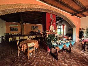 Restaurace v ubytování Il Gelsomino Bio Agriturismo