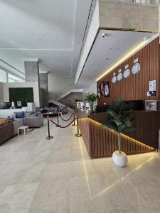 Predel za sedenje v nastanitvi فندق كنوز العنود مكة للغرف والشقق المفروشة توصيل مجاني للحرم - Knoz Al Anood Hotel Makkah For Furnished Rooms and Apartments Free Shuttle Service