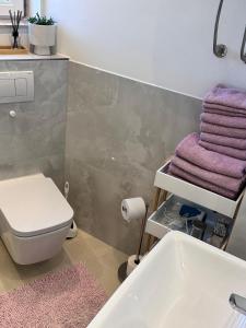 Bilik mandi di Apartman Nikola