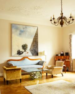 Ruang duduk di Schlossberghotel