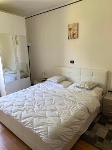Postel nebo postele na pokoji v ubytování Albergo al lago