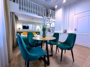 Kuchyň nebo kuchyňský kout v ubytování Apartamenty Katarzynki by Rentoom
