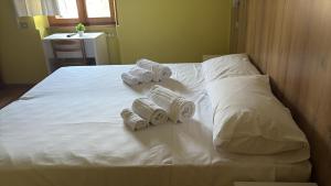 Postel nebo postele na pokoji v ubytování Hotel Garden