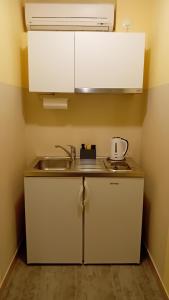 Dapur atau dapur kecil di Medijana Apartments Niš