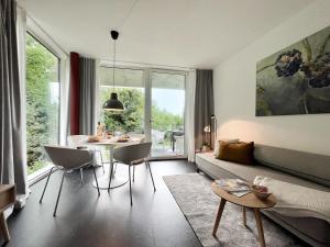 Posezení v ubytování Wohnen am Starnberger See