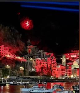 Nespecifikovaný výhled na destinaci Minori nebo výhled na město při pohledu z penzionu