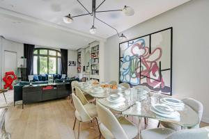Χώρος καθιστικού στο Mansion with swimming pool - 5BD 10P - Neuilly
