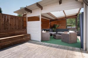 Χώρος καθιστικού στο Maison avec piscine