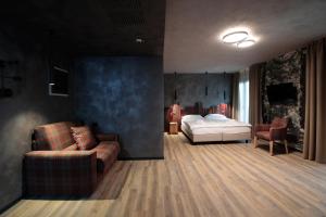 Postel nebo postele na pokoji v ubytování Crimea Wine Hotel