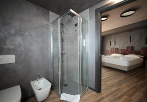 Koupelna v ubytování Crimea Wine Hotel
