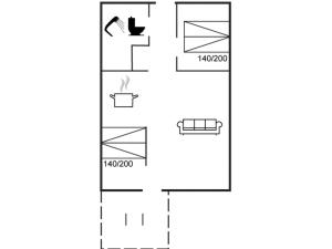 Půdorys ubytování Apartment Alimpij - 150m from the sea by Interhome