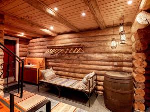 Posezení v ubytování Holiday Home Ukkometso by Interhome