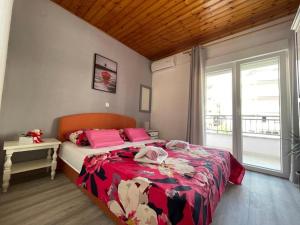 Postel nebo postele na pokoji v ubytování Apartment Kuba Makarska