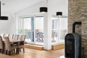 Posezení v ubytování Loft Apartments