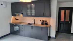Kuchyň nebo kuchyňský kout v ubytování Monkey Puzzle Apartment No1
