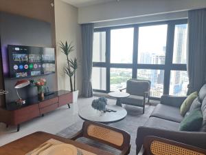 Χώρος καθιστικού στο Agile Malaysia Apartment KL