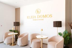 Posezení v ubytování Eleia Domos