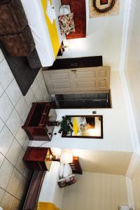 an overhead view of a hotel room at Ehrlichpark Lodge self catering and spa in Bloemfontein