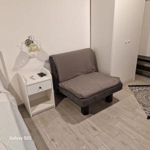 A seating area at Il Siriaco