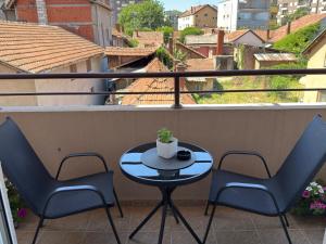 Balkón nebo terasa v ubytování Apartman Filip2