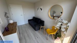 Posedenie v ubytovaní Apartament Słoneczna Dolina Magurki bania jacuzzi balia ogrodowa Szczyrk-Wilkowice