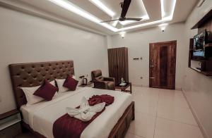 Ένα ή περισσότερα κρεβάτια σε δωμάτιο στο Lee Rooms