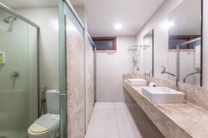 Koupelna v ubytování Amuarama Hotel