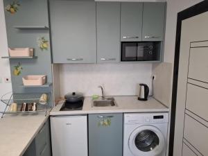 Η κουζίνα ή μικρή κουζίνα στο РАВДА Лазур Аурелия +10 φωτογραφίες