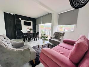 Posezení v ubytování Hermoso apartamento en girardot
