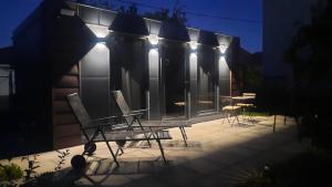 Patio nebo venkovní prostory v ubytování Glamping Pod meruňkami
