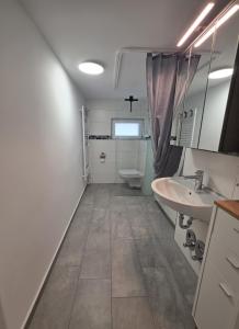 Koupelna v ubytování Ankerplatz