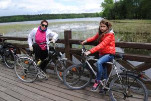 Jazda na bicykli v okolí ubytovania Siedlisko Konradówka
