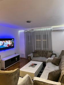 Μια τηλεόραση ή/και κέντρο ψυχαγωγίας στο Apartman Ksenija