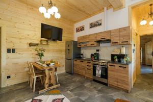 Η κουζίνα ή μικρή κουζίνα στο Villa Baranówka - apartamenty z widokiem na Giewont, w paśmie Gubałówki by ShortStayPoland +43 φωτογραφίες