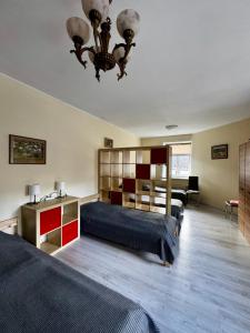 Posezení v ubytování Vecpilsētas hostelis