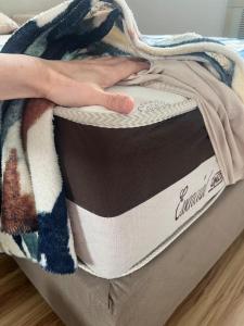 Cama o camas de una habitación en 1-Apto 1 dorm Barra Sul com VAGA