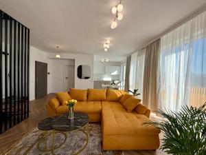 Evo Residence Oasului tesisinde bir oturma alanı