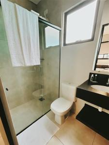 Koupelna v ubytování Iguassu Lofts